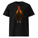 Organic Rising Sun Rooster T-Shirt