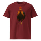 Organic Rising Sun Rooster T-Shirt