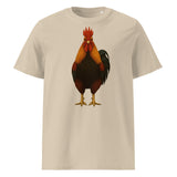 Organic Rising Sun Rooster T-Shirt