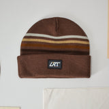 VINTAGE STRIPES BEANIE - COCOA