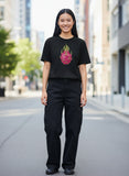 Passion Fruit Glow Cotton T-Shirt