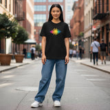 Rainbow Frequency Relaxed T-Shirt
