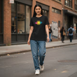 Rainbow Frequency Relaxed T-Shirt