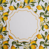 VISTA IVORY WAVY FAUX LEATHER PLACEMAT (Set Of 4)