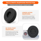 Small WC SweatZ Protective Headphone Earpad Covers