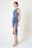 Midi Dress in Denim