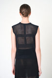 Luxe Sleeveless Top in Black