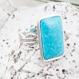 Zion Blue Turquoise and Sterling Silver Ring
