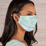 Marbleous Color Face Mask & Headband