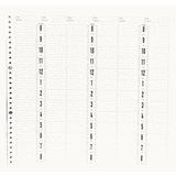Berkeley Refill for Leather 6-Column Appointment Book 200-Page