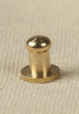 Button Rivet 5x, 7,6 x 4,5mm, M3, Brass