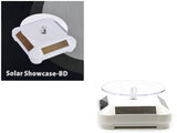 3.5??Solar Rotating Display Stand with White Base for 1/64 Scale Model Cars