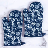 Distinctly Designed Oven Mitts - Set of 2