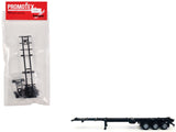 Container Chassis for 3Axle 48ft Trailer 1/87 (HO) Plastic Model by Promotex