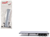 48ft 3Axle Flatbed Trailer Gray Top 1/87 (HO) Plastic Model by Promotex
