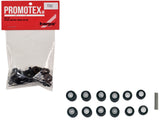 AllTerrain Wheel Sets (2 Front and 4 Rear) 1/87 (HO) Plastic Model by Promotex
