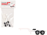 2Axle Heavy Equipment Jeep White 1/87 (HO) Plastic Model by Promotex