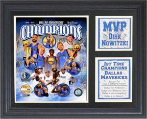11X14 Deluxe Frame - 2011 Champions Dallas Mavericks
