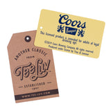 Coors Banquet Beer Double Sided with Sleeve Print Hooded Sweatshirt - Black