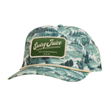 Golf Georgia Landscape Unisex Rope Hat Green O/S