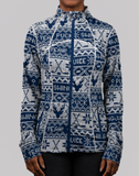Hockey Puck Yeah Fairisle Women's Full Zip - Final Sale