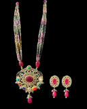DLN127 Adaya multicolor natural beads necklace ( READY TO SHIP )