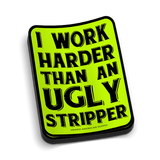 Work Harder Hard Hat Decal