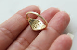 Miraculous Medal Signet Ring in 14k Gold