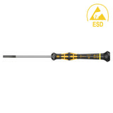 Wera ESD-Safe Micro Screwdriver: Slotted 0.40 x 2.5 x 80mm