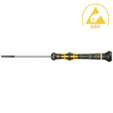 Wera ESD-Safe Micro Screwdriver: Slotted 0.60 x 3.5 x 80mm
