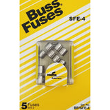 BARJAN 058BPSFE4 UPC#12120 BUSS 4 AMP FUSE
