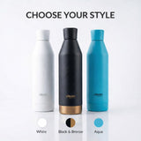 Clean Bottle 17 Oz Insulated Water bottle | Fruit Infuser and Removable Bottom