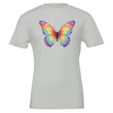 Rainbow Butterfly Premium Crewneck T-shirt