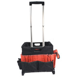 School Smart Legal Size File Cart With Caddy, 16-1/4 X 13 X 13-1/2 Inches