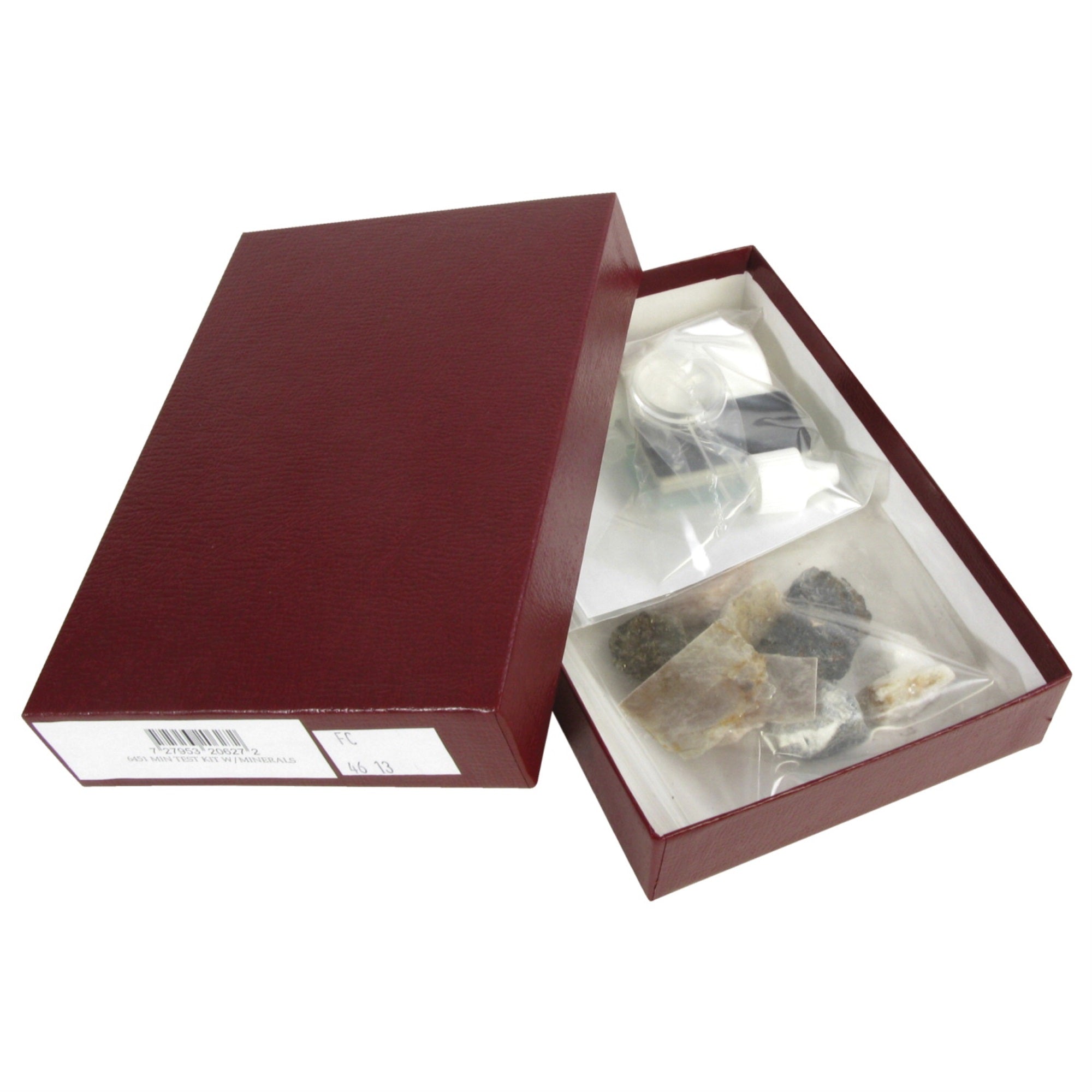 Geoscience Mineral Test Kit With 9 Minerals, 8 Accessories