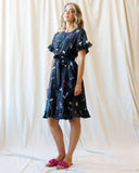 Ruffle & Wrap Dress