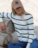 Stitch Stripe Crew