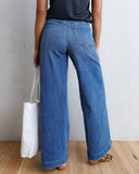 Super High Wide Leg Slouchy Wash