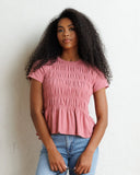 Smocked Tee