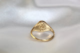 Miraculous Medal Signet Ring in 14k Gold