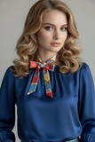 Armenian Alphabet and Rug Design Neck Bow