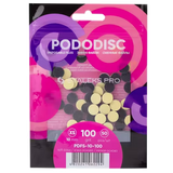 STALEKS PRO XS PODODISC DISPOSABLE FILES SOFT BASE FOR PEDICURE DISC 10MM (50 PCS) PDFS-10- STALEKS™