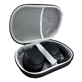 CentralSound EVA Hard Zippered Headphones Protective Carrying Case - Black