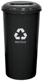 10/1Stbk-Vv Ergode Paper Collector - Tall Round Recycling Wastebasket With Top, Ideal For Paper And Newspaper Recycling, Space-S