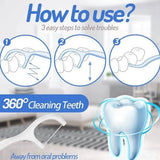 10-Piece Set: Dental Floss Travel Case-Floss Pick