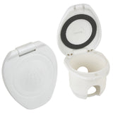 Scandvik Replacment Cup/Cap For Reccesed Shower - White