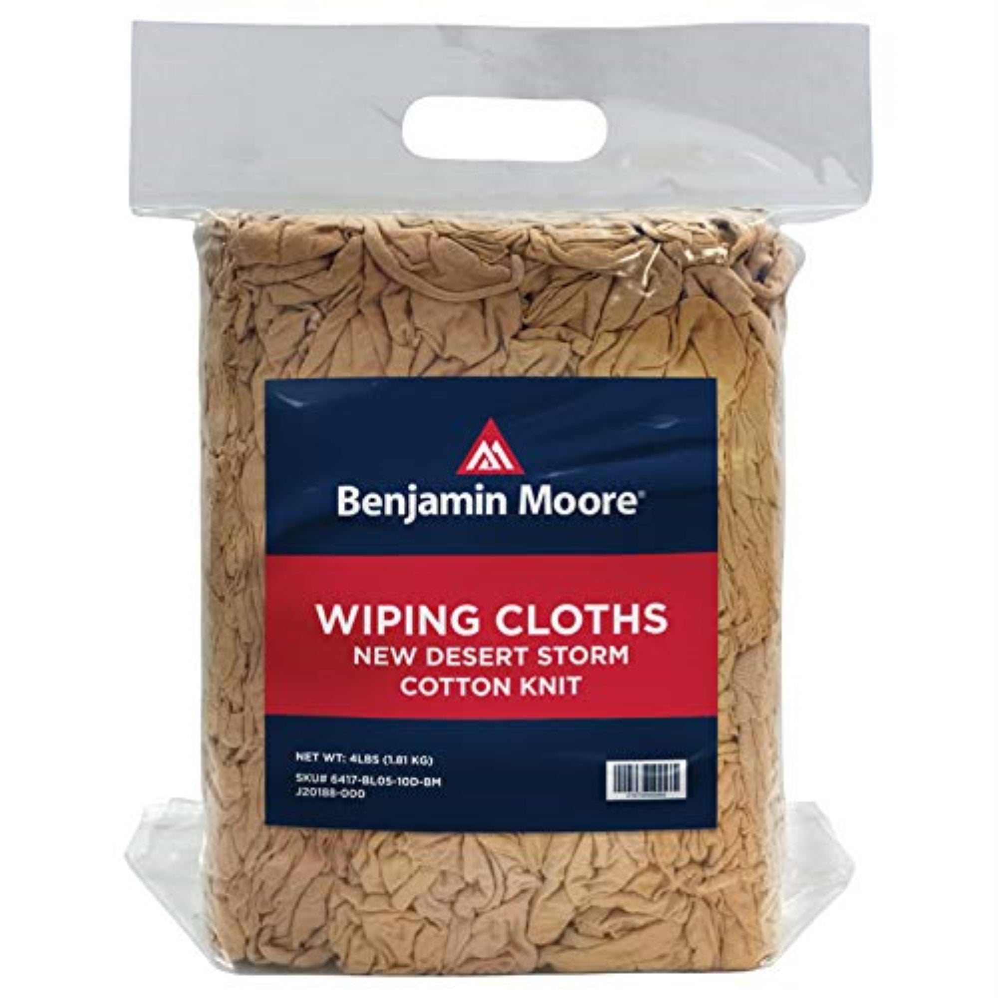 1005314 Wiping Cloth Cotton Tan Benjamin Moore Cotton Wiping Cloth 4 Lb (Pack Of 10)