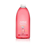 1006625 Grpfrt Clnr Refill 68Oz Method Pink Grapefruit Scent All Purpose Cleaner Refill Liquid 68 Oz (Pack Of 6)
