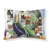Caroline'S Treasures 1007Pillowcase Eggplant And New Orleans Beers Moisture Wicking Fabric Standard Pillowcase, Large, Multico