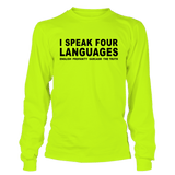 Four Languages - Hi-Vis Long Sleeve